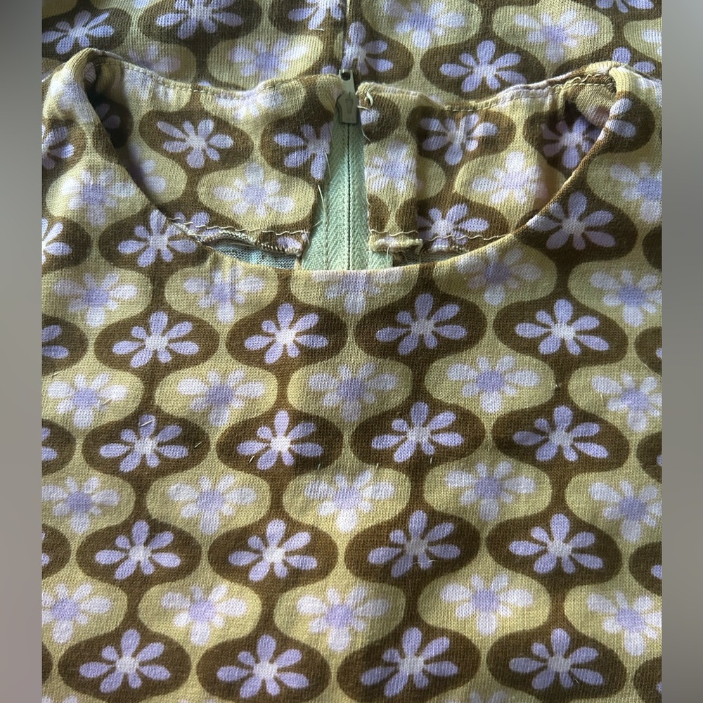 60’s Floral Patterned Mini Dress - Picture 3 of 3